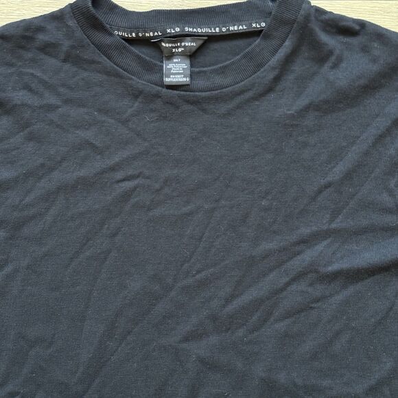 Shaquille Oneal XLG Shirt Men 3XLT Black Big Tall Crew Tee Long Sleeve - Picture 6 of 9